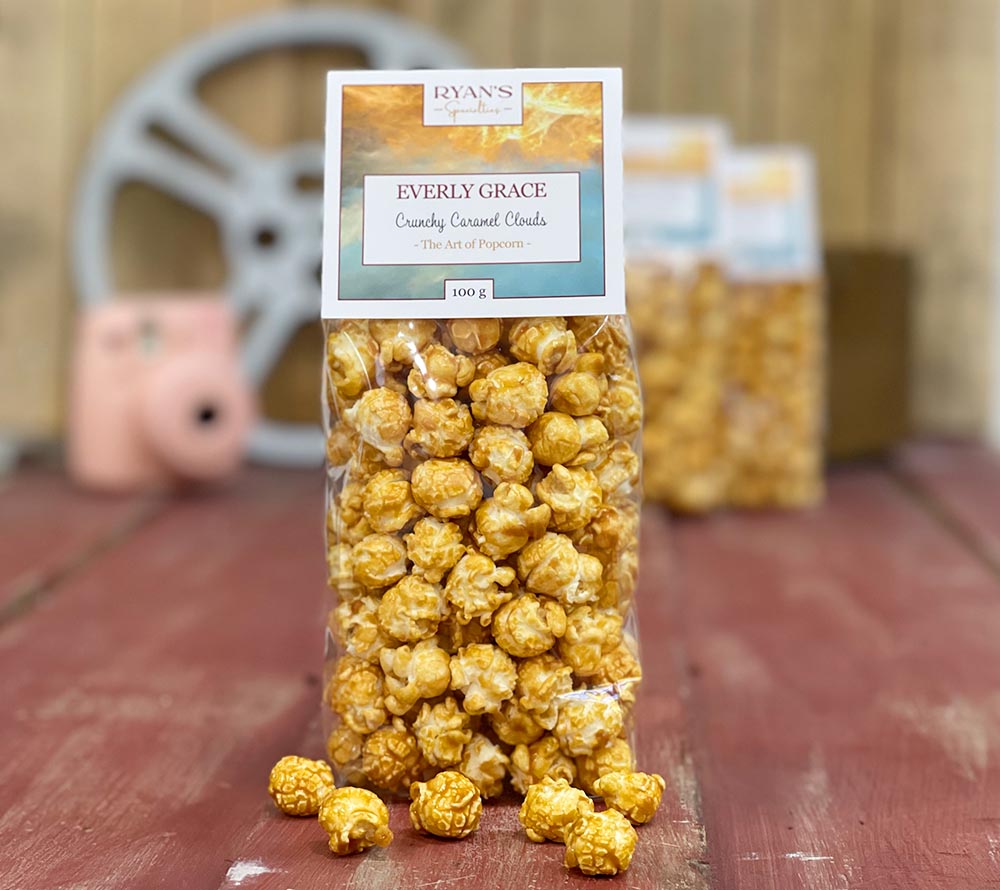 Everly Grace Popcorn Crunchy Caramel Clouds kaufen | Süß, reichhaltig, knusprig | Ideal als Snack, zum Teilen, für unterwegs