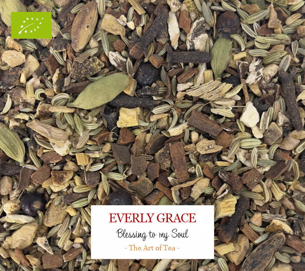 Blessing to My Soul Tea von Everly Grace | Ein Moment der Ruhe | wohltuende, ayurvedisch inspirierte Teemischung | ohne künstliche Zusätze | 100% Bio