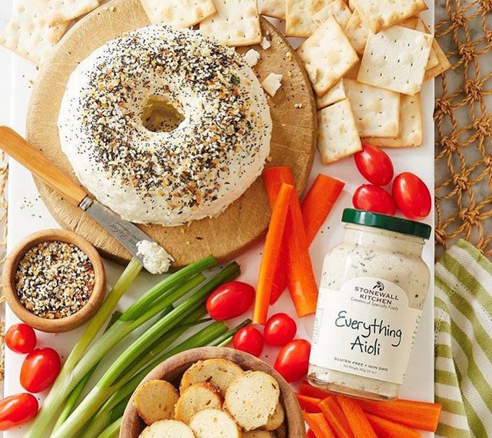 Everything Aioli von Stonewall Kitchen kaufen | Sesam, Knoblauch, Zwiebel | Ideal für Burger, Wraps, Fisch