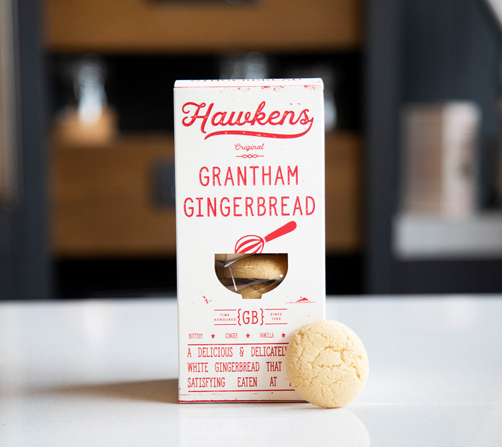 Hawkens Grantham Gingerbread von Hawkens Gingerbread kaufen | Zart, Buttrig, würzig | Ideal als Snack oder als Geschenk