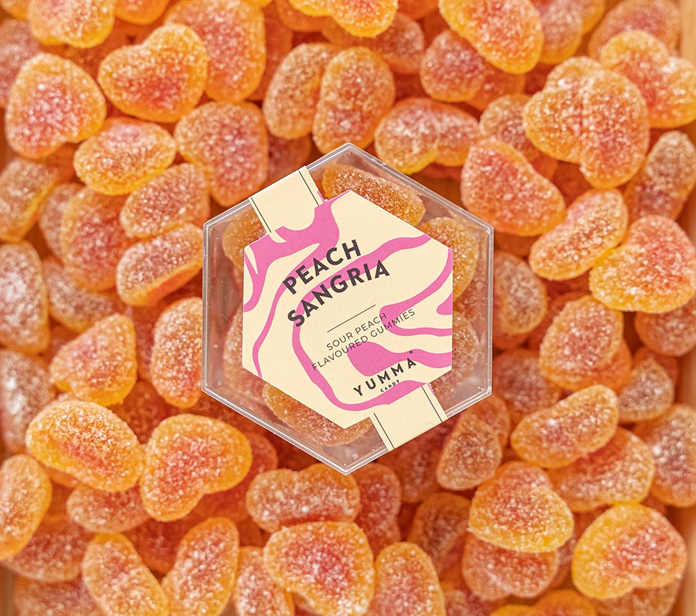 Peach Sangria Hexagon Box