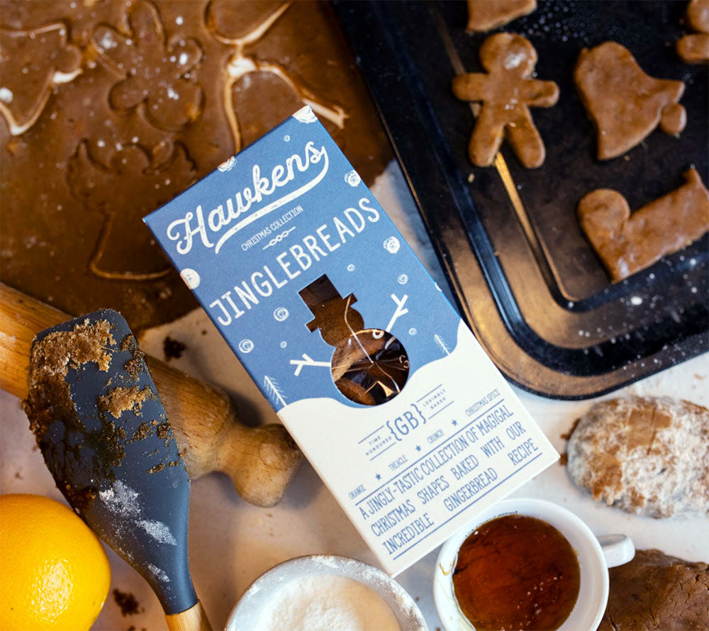 Hawkens Gingerbread Jinglebreads von Hawkens Gingerbread kaufen | Würzig, nostalgisch, lecker | Ideal für die Feiertage