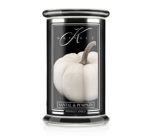 Reserve Jar-Santal & Pumpkin von Kringle Candle kaufen | Duft: Kürbispüree, Muskatnuss, Nelke | Brenndauer: 100 Stunden | EU-weiter Versand