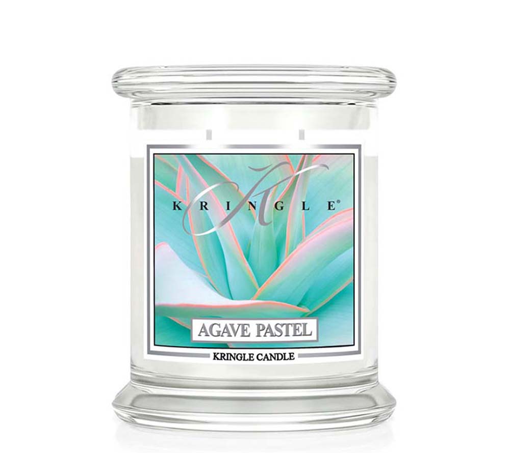 Kringle Jar Medium Agave Pastel von Kringle Candle kaufen | Duft: Zitrus, fruchtig, blumig, würzig, Seeluft | Brenndauer: 75 Stunden