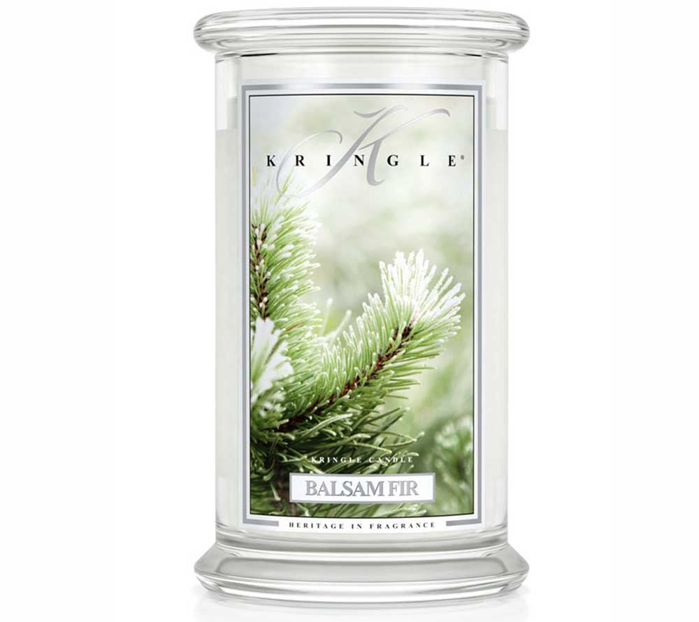 Kringle Jar Large Balsam Fir von Kringle Candle kaufen | Duft: Frisch, harzig, zitrusartig, belebend, natürlich | Brenndauer: 100 Stunden