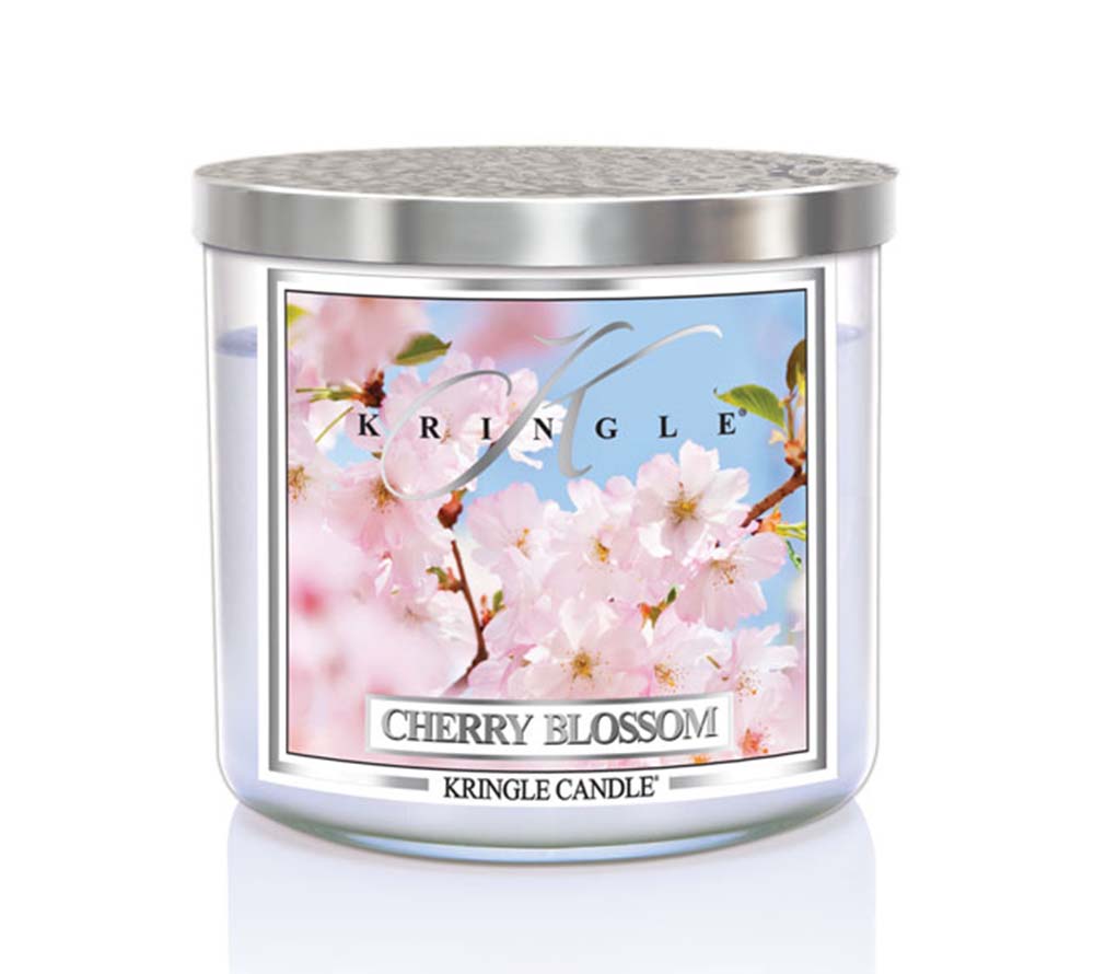 14.5oz Soy Jar Cherry Blossom von Kringle Candle kaufen | Duft: Elegant, blumig, süß | Brenndauer: 45 Stunden