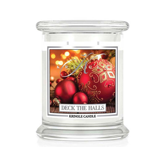 Kringle Jar Medium Deck The Halls von Kringle Candle kaufen | Duft: Beruhigend, warm, würzig, cremig | Brenndauer: 75 Stunden