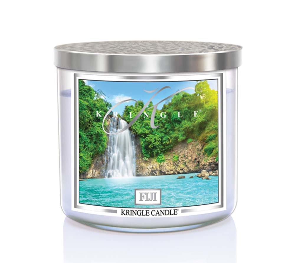 14.5oz Soy Jar Fiji von Kringle Candle kaufen | Duft: Exotisch, erfrischend, verführerisch | Brenndauer: 45 Stunden