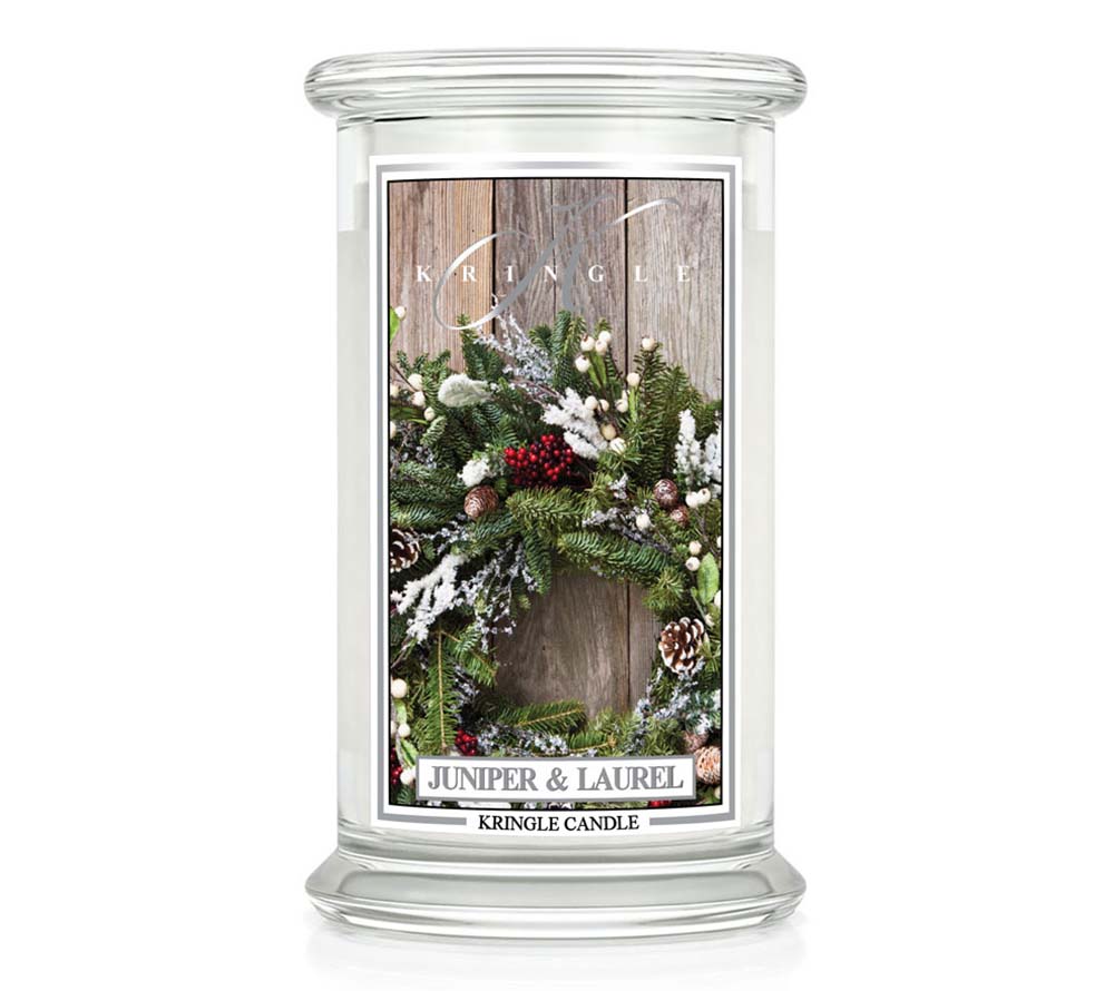 Kringle Jar Large Juniper & Laurel von Kringle Candle kaufen | Duft: erfrischend, kühl, holzig, ausgewogen | Brenndauer: 100 Stunden