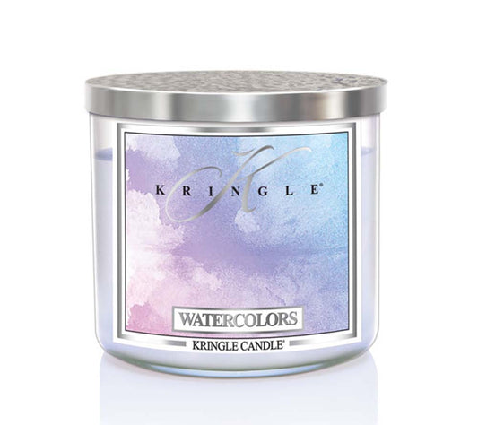 14.5oz Soy Jar Watercolors von Kringle Candle kaufen | Duft: Vielfältig, fruchtig, blumig | Brenndauer: 45 Stunden