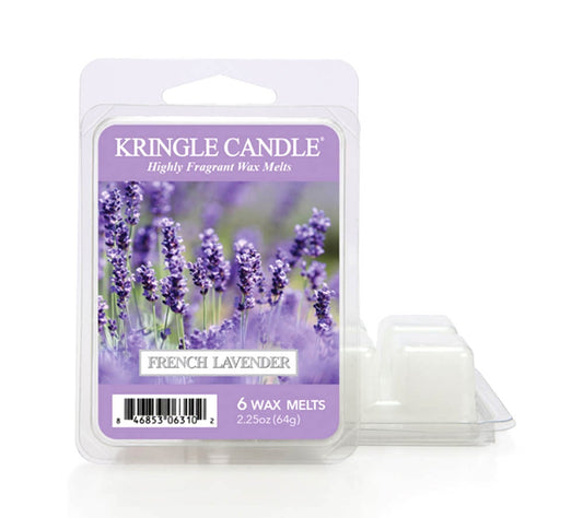 Kringle Wax Melts 6 pcs French Lavender von Kringle Candle kaufen | Duft: Lavendel, frisch, beruhigend, authentisch | Mehrmals schmelzbar