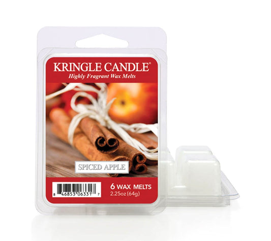 Kringle Wax Melts 6 pcs Spiced Apple von Kringle Candle kaufen | Duft: Würzig, süß, herbstlich, detailgetreu, hochwertig | Mehrmals schmelzbar