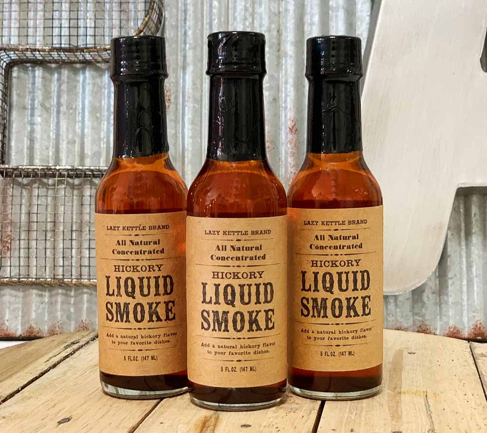 Lazy Kettle Brand Liquid Smoke 5 oz von Golden West Specialty Foods kaufen | Flüssigrauch | Perfekt für Grillgut, Gemüse, Eintöpfe und Fisch