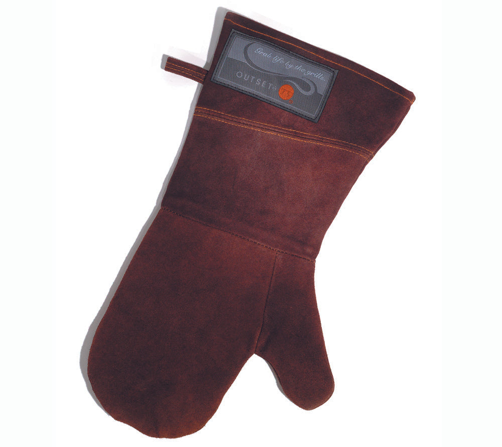 Leather Grill Mitt brown von Fox Run USA kaufen | Grillhandschuhe aus Leder | Robust, hitzebeständig und langlebig