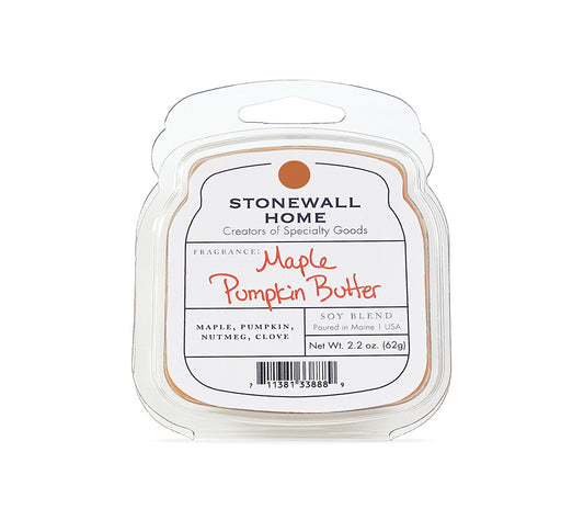 Stonewall Wax Melt Maple Pumpkin Butter von Stonewall Kitchen kaufen | Duft: Ahorn, Kürbis, Muskatnuss, Nelken | Mehrmals schmelzbar