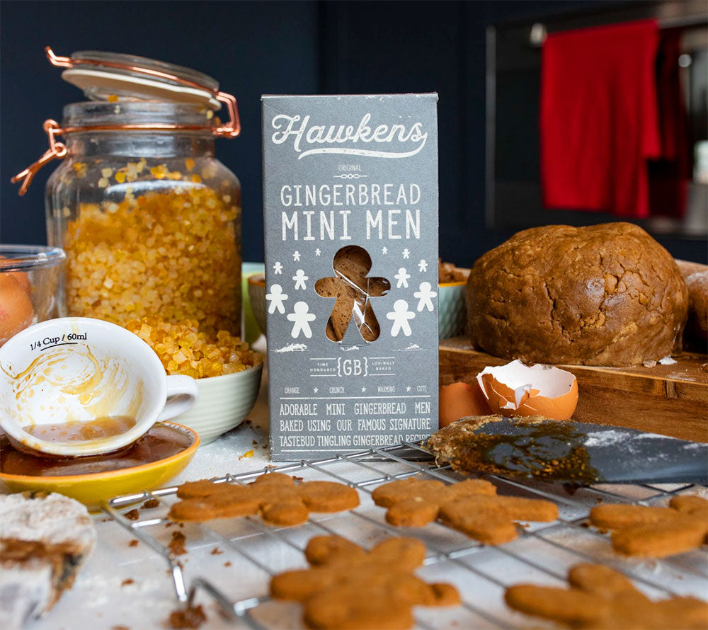 Hawkens Gingerbread Mini Men von Hawkens Gingerbread kaufen | Ingwerkekse, würzig, süß, | Ideal zum Teilen