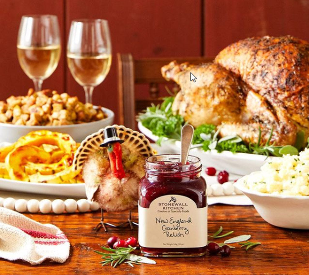 New England Cranberry Relish von Stonewall Kitchen kaufen | Süß-säuerliche Cranberries, pikante Orange| Perfekt für Sandwiches oder Käseplatten