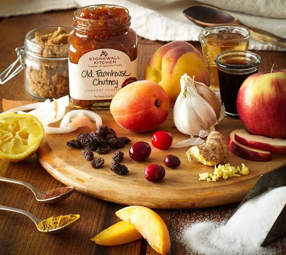 Old Farmhouse Chutney von Stonewall Kitchen kaufen | Balance zwischen süß, sauer und würzig | Ideal für Fleisch, Fisch oder Reisgerichte