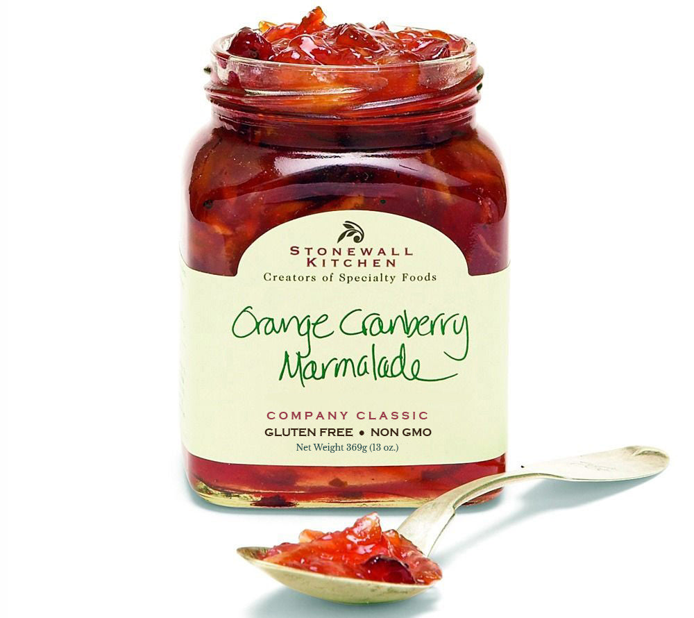 Orange Cranberry Marmelade von Stonewall Kitchen kaufen | Süße Orange und herb-säuerliche Cranberry-Note | Ideal als Brotaufstrich oder zu Käse