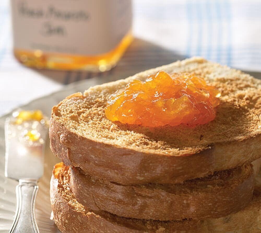 Peach Amaretto Jam von Stonewall Kitchen kaufen | Süß, fruchtig mit einem Hauch von Mandel | Ideal zu Torten, Eiscreme und Desserts