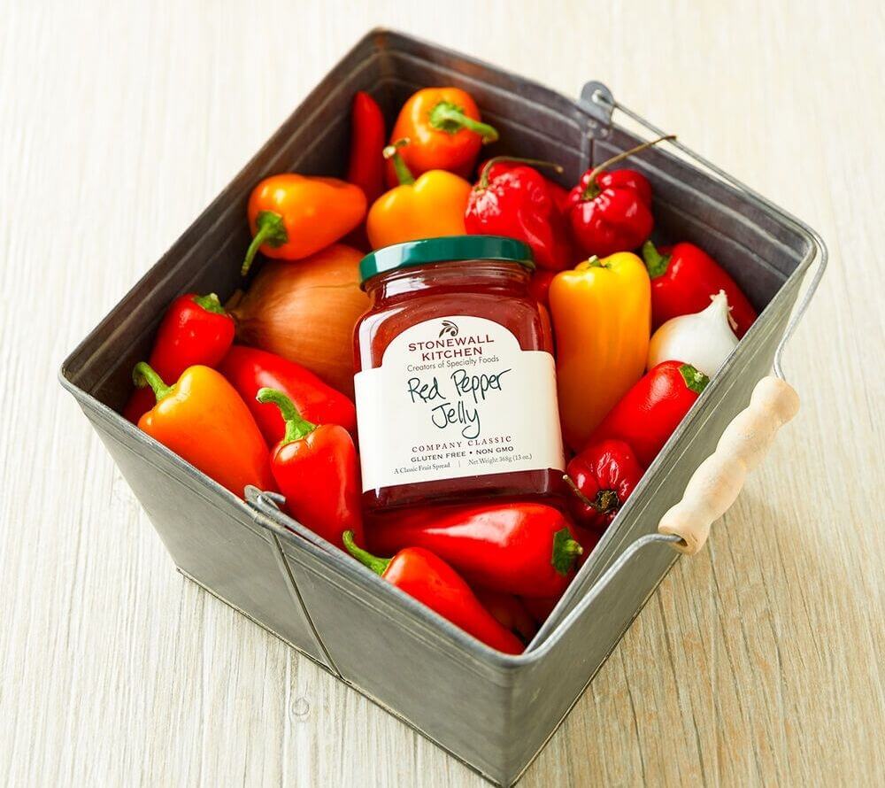 Red Pepper Jelly von Stonewall Kitchen kaufen | Süß-Pikantes Geschmacksprofil | Perfekt als Topping für Camembert