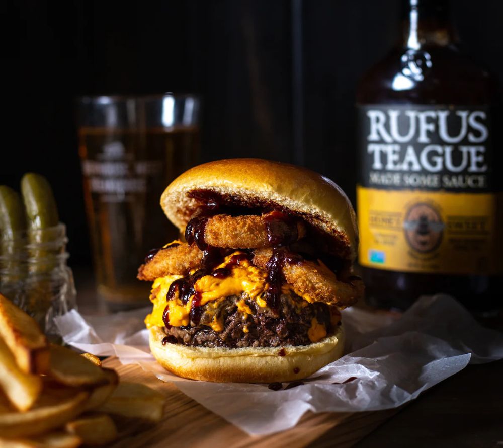 Honey Sweet 16 oz. von Rufus Teague kaufen | rauchig süße Sauce | Perfekt für alle Barbecue-Gerichte