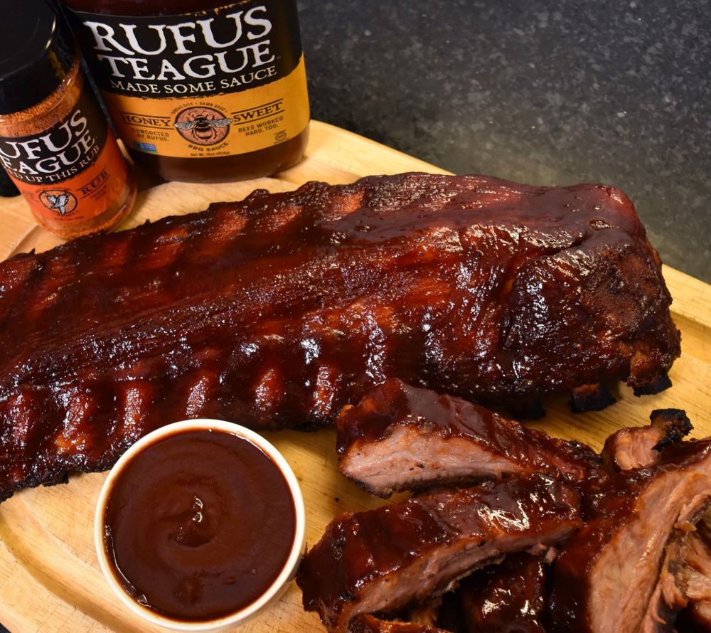 Honey Sweet 16 oz. von Rufus Teague kaufen | rauchig süße Sauce | Perfekt für alle Barbecue-Gerichte