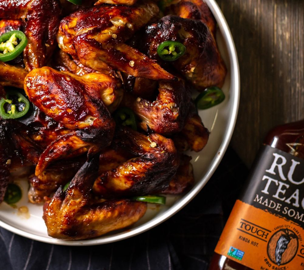 Touch O Heat 16 oz. von Rufus Teague kaufen | Süßlich mit einer angenehmen Schärfe | Ideal zu Grillgerichten, Pulled Pork, Hühnchen und Rippchen