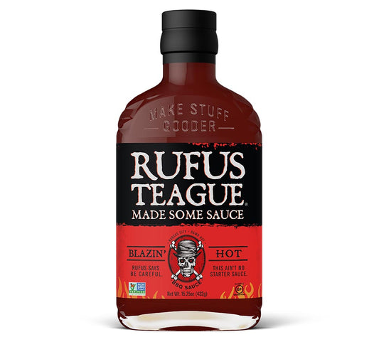 Blazin Hot 16 oz. von Rufus Teague kaufen | Feurig, würzig, intensiv | Ideal zu Gegrilltem, Sandwiches und Hähnchen