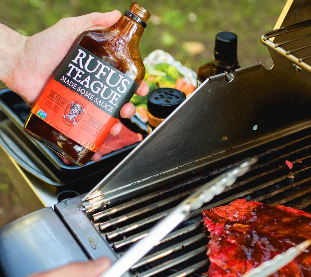 Blazin Hot 16 oz. von Rufus Teague kaufen | Feurig, würzig, intensiv | Ideal zu Gegrilltem, Sandwiches und Hähnchen