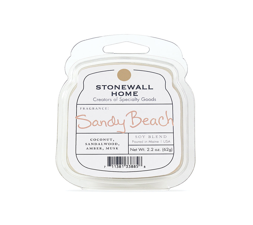 Stonewall Wax Melt Sandy Beach von Stonewall Kitchen kaufen | Duft: Exotisch, entspannend, warm, sinnlich | Mehrmals schmelzbar