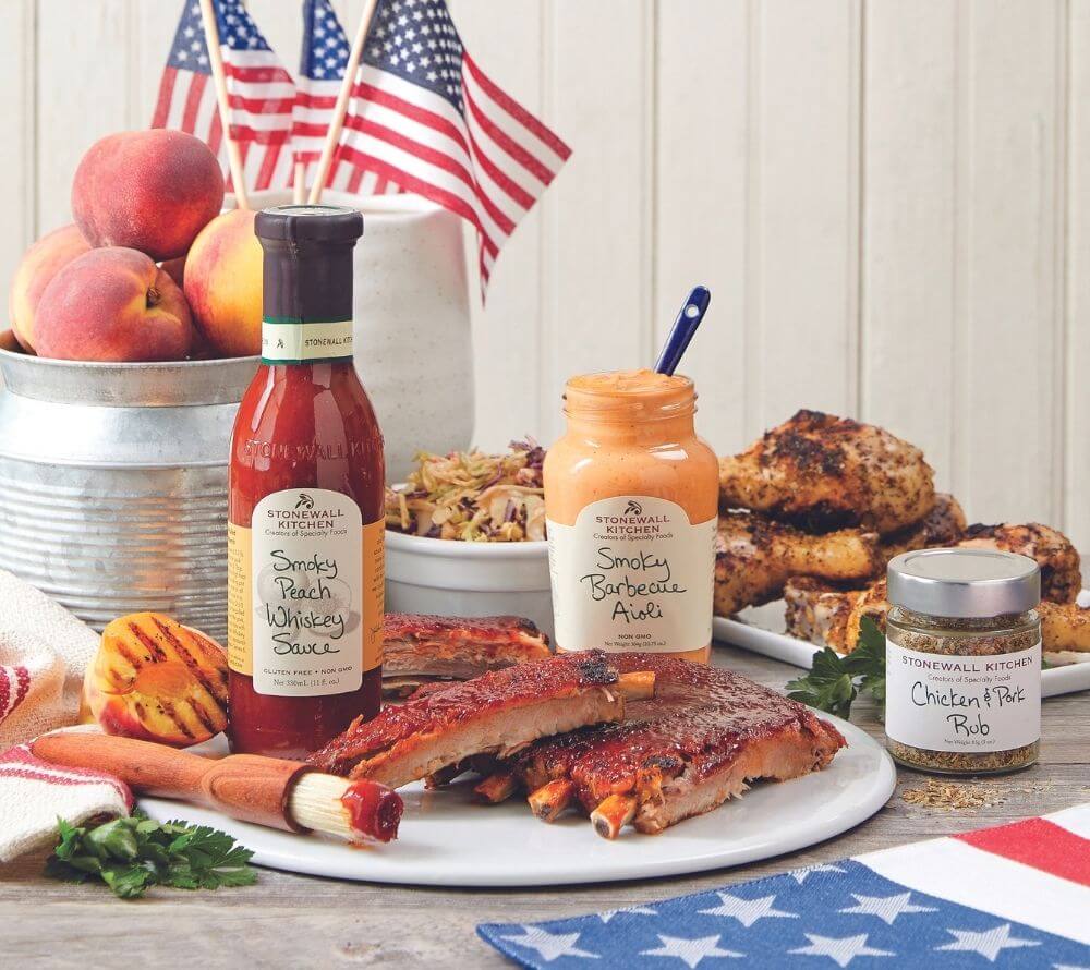 Smoky Peach Whiskey Sauce von Stonewall Kitchen kaufen | Rauchig-süß, leicht Pikant | Ideal zu Hähnchen oder Schweinemedaillons