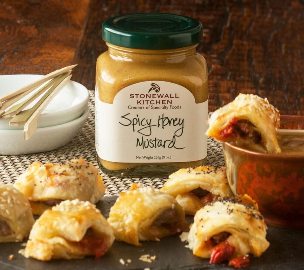 Spicy Honey Mustard von Stonewall Kitchen kaufen | Leichte Schärfe | Ideal für Geflügel und Pommes