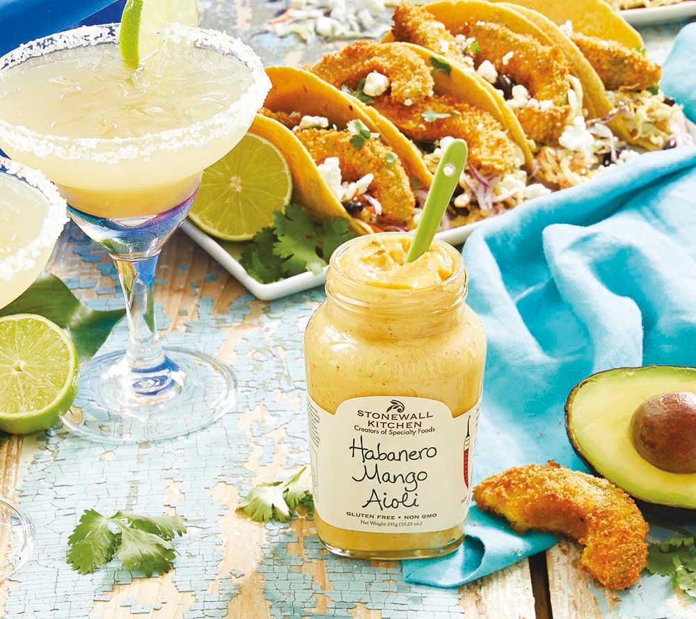Habanero Mango Aioli von Stonewall Kitchen kaufen | süßlich-scharf | Perfekt für Pommes, Nachos oder Gemüse