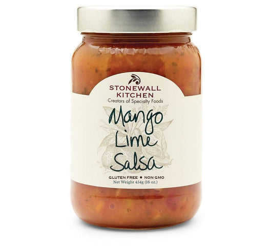 Mango Lime Salsa von Stonewall Kitchen kaufen | Ausgewogene Mischung aus Süße und Schärfe | Ideal für Chips, Geflügel und Fischgerichte