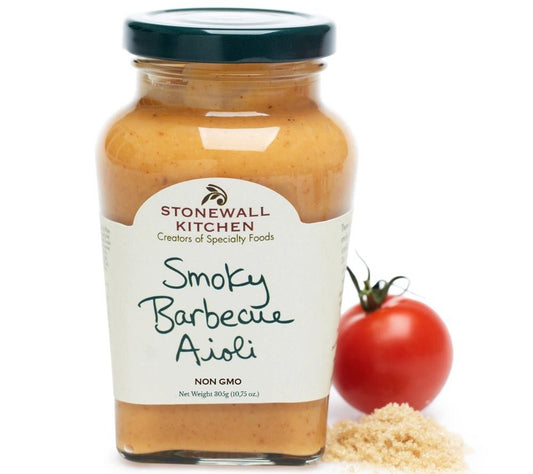 Smoky Barbecue Aioli von Stonewall Kitchen kaufen | süßlich scharf | Perfekt für Burger und Sandwiches