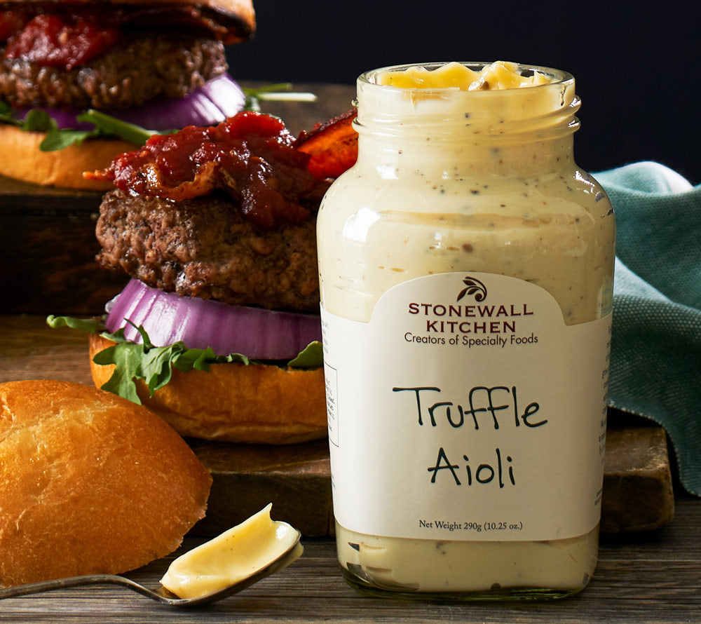 Truffle Aioli von Stonewall Kitchen kaufen | Cremig-mild mit feinem Trüffel | Ideal für Burger, Fisch oder Sandwiches