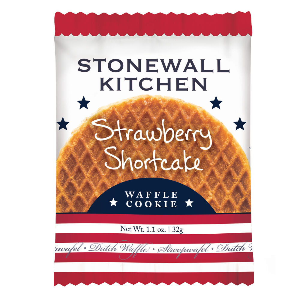 Strawberry Shortcake Waffle Cookie von Stonewall Kitchen kaufen | Süß, knusprig, fruchtig | Ideal zu Kaffee oder Tee
