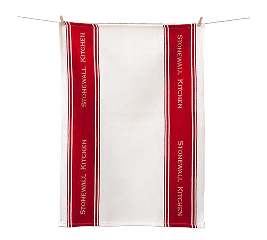 Tea Towel Red von Stonewall Kitchen kaufen | Geschirrtuch: Weiß Rot | 100 % Baumwolle