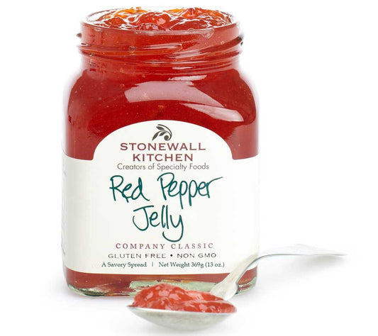 Red Pepper Jelly von Stonewall Kitchen kaufen | Süß-Pikantes Geschmacksprofil | Perfekt als Topping für Camembert