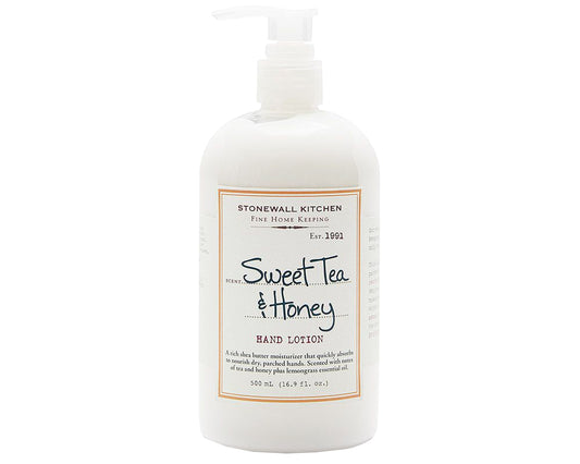 Sweet Tea & Honey Hand Lotion von Stonewall Kitchen kaufen | Duft: Süß, zart, angenehm | Feuchtigkeitsspendend, revitalisierend, pflegend