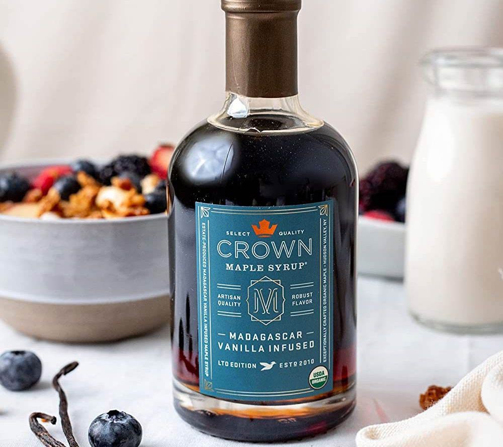 Vanilla Infused 8.5 Fl. Oz. von Crown Maple LLC kaufen | Reinster Ahorngeschmack mit Vanillenote | Perfekt für Pancakes oder Frenchtoast