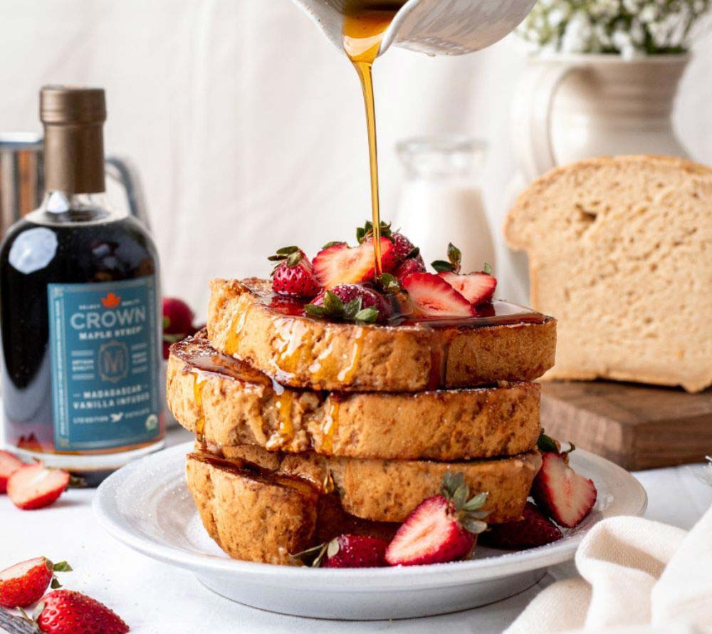 Vanilla Infused 8.5 Fl. Oz. von Crown Maple LLC kaufen | Reinster Ahorngeschmack mit Vanillenote | Perfekt für Pancakes oder Frenchtoast