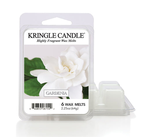 Kringle Wax Melts 6 pcs Gardenia von Kringle Candle kaufen | Duft: Weiße Blumen, Gardenie, Jasmin | Mehrmals schmelzbar | EU-weiter Versand