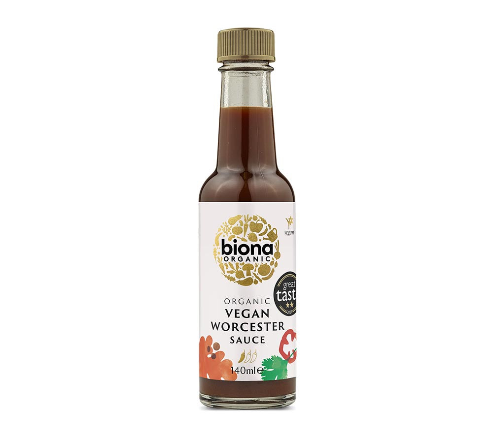 Worcester Sauce von Biona kaufen | hochwertige WĂĽrzsauce nach einzigartigem Rezept | Darf in keinem Feinkost-Regal fehlen | EU-weiter Versand