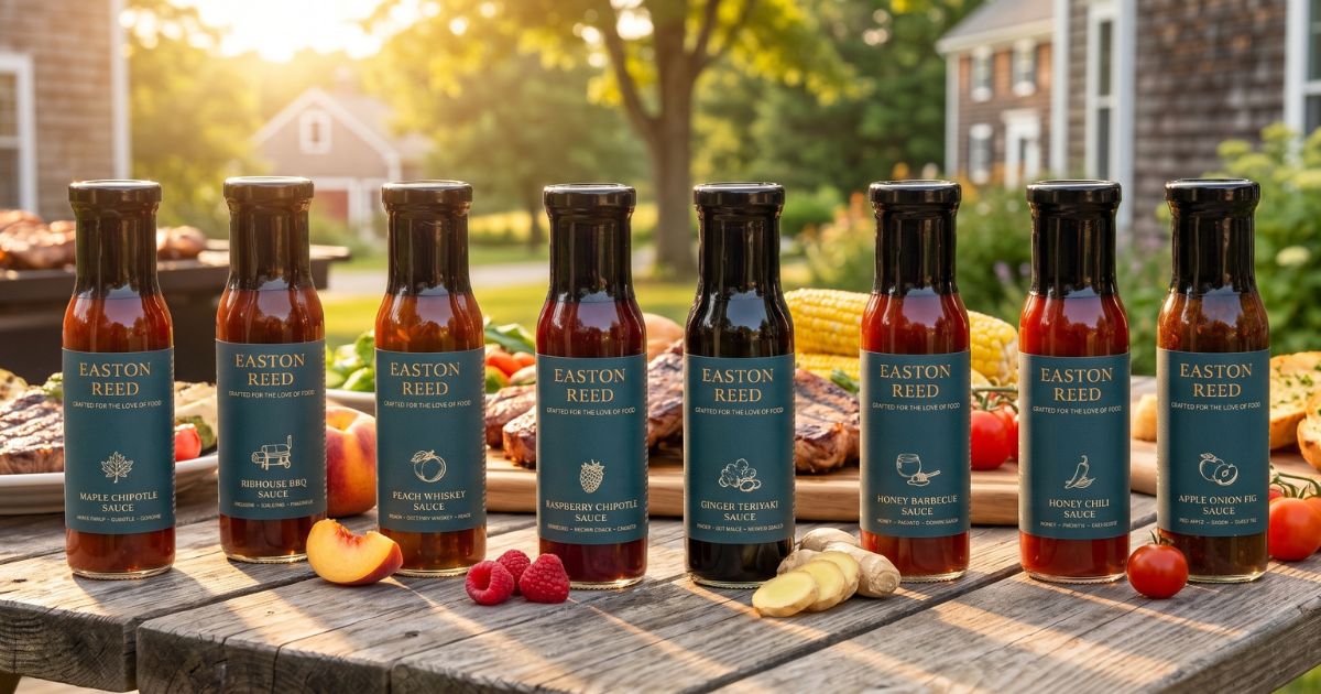 Easton Reed Gourmet-Saucen: Acht neue Saucen zum Grillen, Kochen und Verfeinern