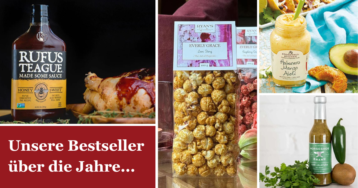 Bestseller Feinkostprodukte bei Ryan's Specialties Onlineshop
