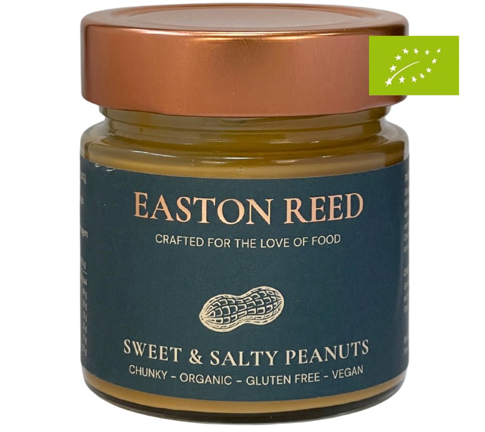 Easton Reed Sweet & Salty Peanut Crunch – knusprig, süß-salzig & vegan. Bei Ryan's Specialties B2B online bestellen und Snack-Genuss für Händler sichern.