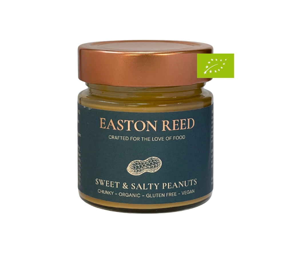 Easton Reed Sweet & Salty Peanut Crunch – knusprig, süß-salzig & vegan. Bei Ryan's Specialties B2B online bestellen und Snack-Genuss für Händler sichern.