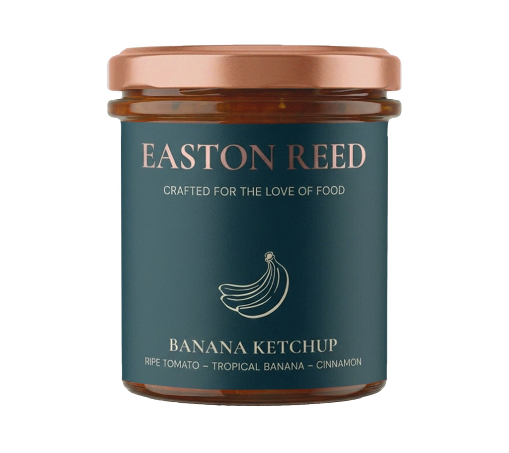 Easton Reed Banana Ketchup – exotisch-fruchtiger Ketchup mit Banane, Mango & mildem Curry für Gastronomie, Catering & Foodservice